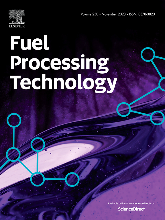 Go to journal home page - Fuel Processing Technology